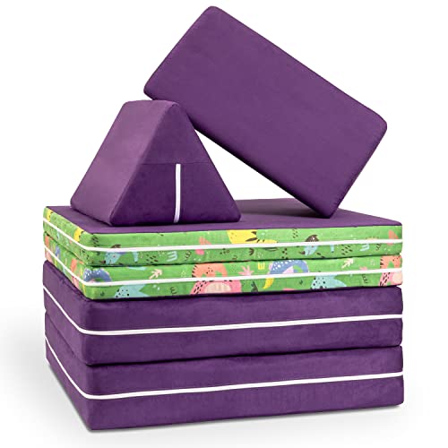 Jaxx Playscape Patterns Playset/Sofa Dinos/Grape