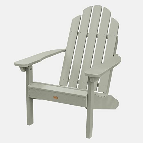 Highwood Classic Westport Adirondack 6pc Set with 4 Chairs and 2 Folding Side Tables Eucalyptus