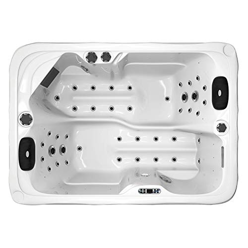 SymbolicSpas Two Person Outdoor Hydrotherapy Bathtub Whirlpool SPA SYM6012A
