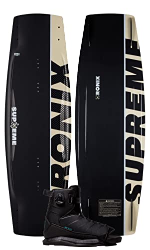 Ronix Wakeboard Package 141 with Supreme Wakeboard & Anthem Boa Boot Black 10.5-14.5