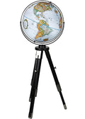 Replogle Willston 16" Globe Raised Relief Blue