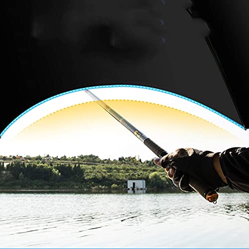 BEYSG Large Fishing Umbrella Parasol Black