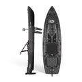 Vibe Makana 100 Fishing Kayak 10 Ft Lightweight Customizable with Vibe Hero Seat 2.0 and X-Drive Pedal Kit Raven