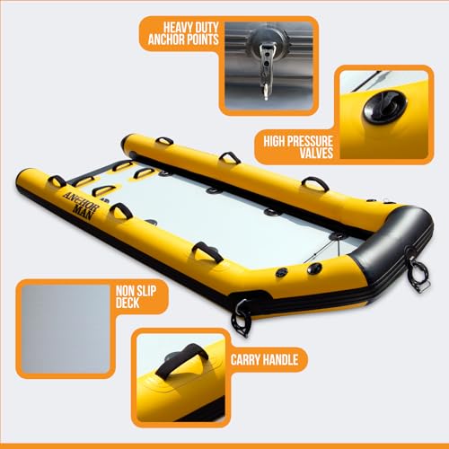 Anchor-Man Water Rescue Inflatable Bodyboard Sled for Professional Emergency Rescue