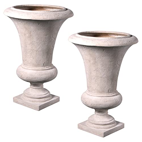 Design Toscano Large Viennese Architectural Garden Urn Ivory