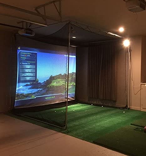 Generic Golf Simulator Setup Projector