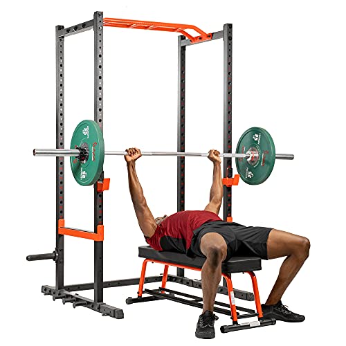 Sunny Health & Fitness Power Zone Strength Rack Power Cage - SF-XF9925 Black