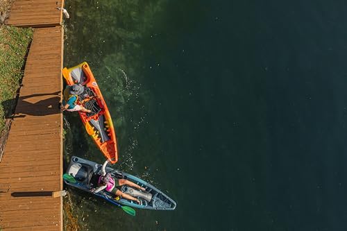 Perception Kayaks Hangtime 11 Recreational Kayak - Reclining Seat - Rear Lounge Seat - 11 ft - Dapper
