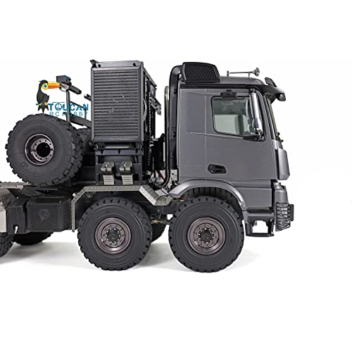 TOUCAN RC HOBBY 1/14 Metal 8x8 Off-Road RC Tractor Truck Gray-5