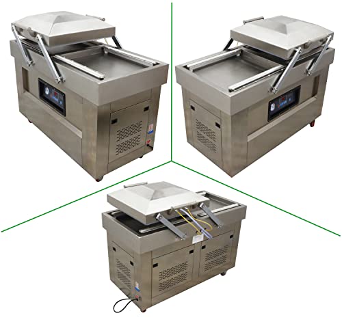 TECHTONGDA Double Chamber Vacuum Sealer Stainless Steel for Fruits & Vegetables