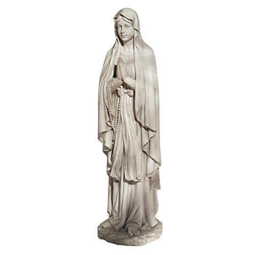 Design Toscano Life Size Blessed Virgin Mary Statue Antique Stone