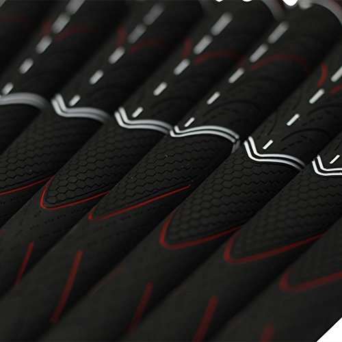 Majek Grips 200 pcs Tour Pro Midsize Golf Grips Black