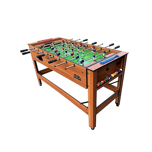 KICK Twain 48″ 2-in-1 Multi Game Table Brown