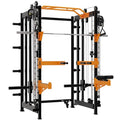 Fitvids Power Rack Home Gym with Pulley System Black