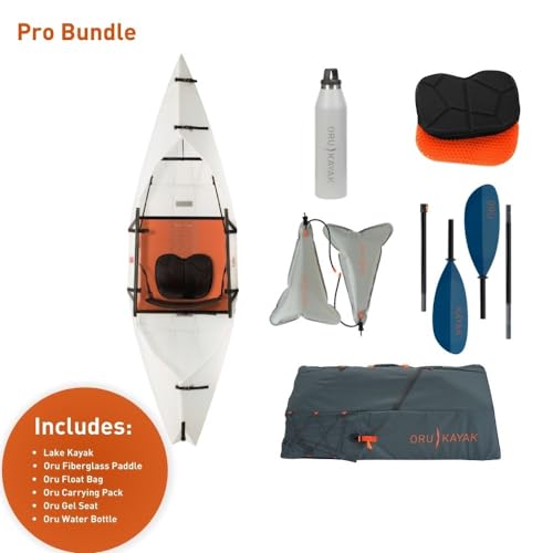 Oru Kayak Lake Sport Starter Bundle White
