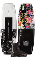 Ronix 138 Quarter Til Midnight Wakeboard Package w/ Rise Boots - 9 White