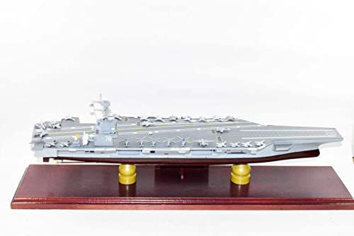 Squadron Nostalgia LLC USS Gerald R Ford CVN-78 Ford Class Carrier Scale Model Mahogany 24 Inch Navy