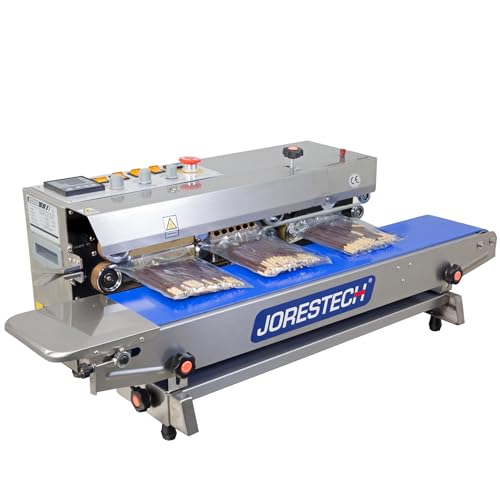 JORESTECH Continuous Band Sealer CBS-800I-L-R with Digital Temperature Control Stainless Steel