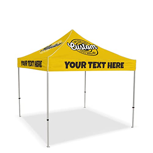 LookOurWay Custom Canopy Tent 10x10 - Pop Up Tent for Outdoor Events with Custom Branding