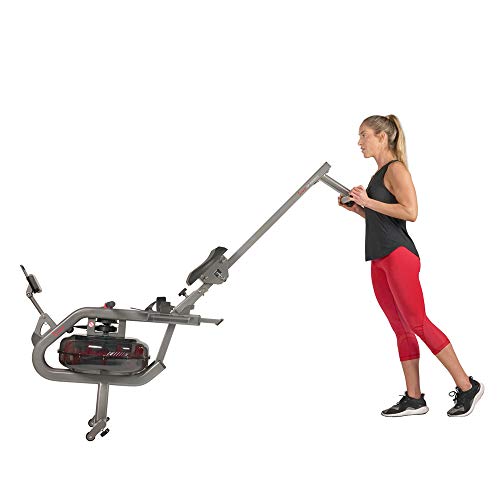 Sunny Health & Fitness Phantom Hydro Water Rowing Machine - SF-RW5910 Black