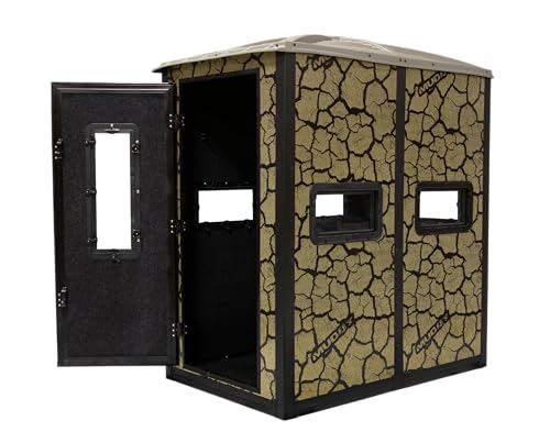 MUDDY Striker Box Blind Steel Wall Construction Cracked MUD CAMO Multi