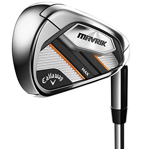Callaway 2020 Mavrik Max Iron Set 6 Clubs Steel Regular Black