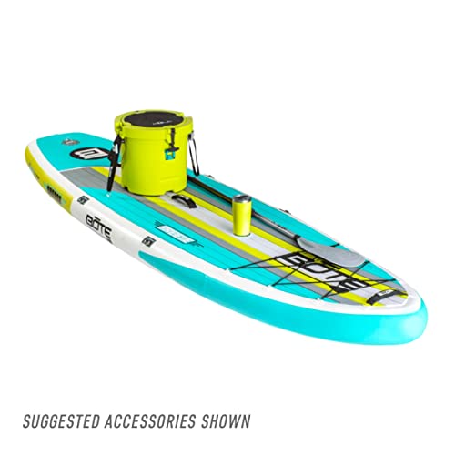 BOTE 10' FT 8" Breeze Aero Inflatable Stand Up Paddle Board Full Trax Citron
