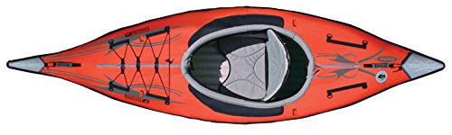 ADVANCED ELEMENTS Advanced Frame Inflatable Day Touring Kayak Red/Gray