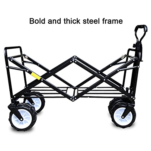 5sssallefaa Pull Along Utility Cart Folding Camping Wagon Blue