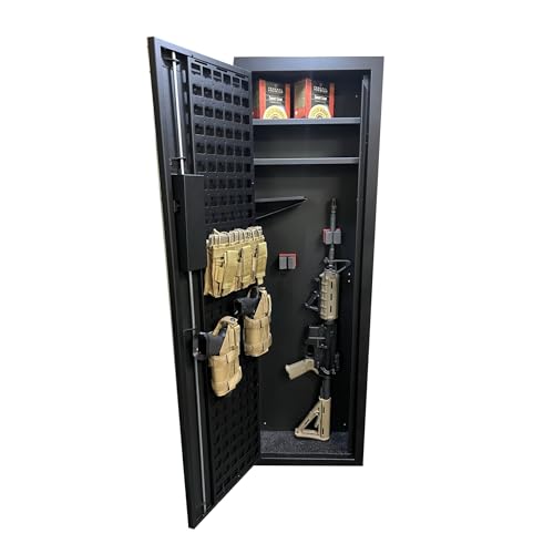 V-Line Tactical Closet Vault Flat Black In-Wall Gun Safe