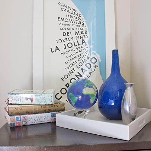 MOVA 8.5" Natural Earth Globe Blue Various Shades