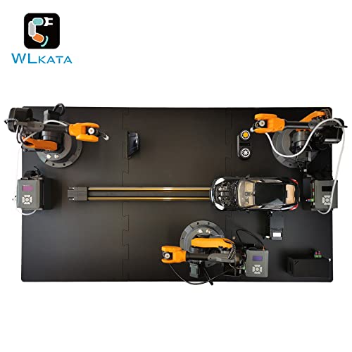 wlkata Sliding Rail Set Mirobot Education Industrial Robot Arm Black