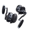 Black Hall Outfitters Maxel Rage Pro 90 BLG Silent Lever Dual Drag Reel Black / Light Gray