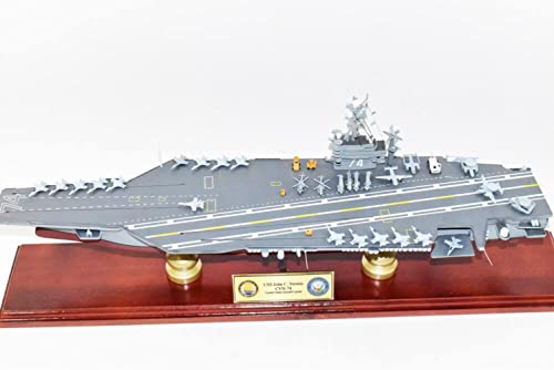 Squadron Nostalgia LLC USS John C Stennis CVN-74 Nimitz Class Carrier Model Mahogany 24 Inch Navy