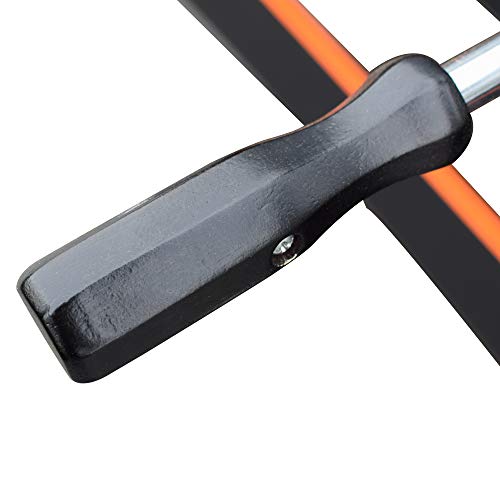 Hathaway Trailblazer 56-Inch Foosball Table with Electronic Scoring Black/Orange