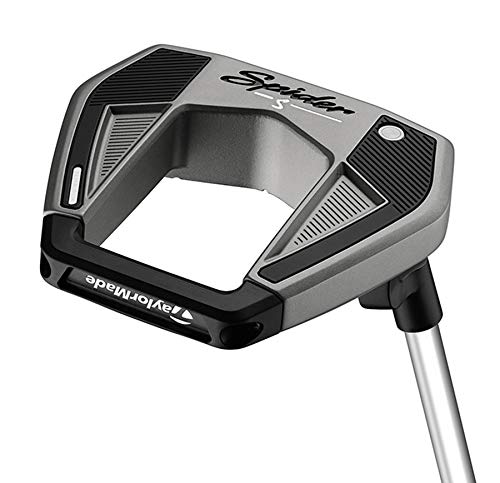TaylorMade Spider S Putter Left Hand Steel Platinum/White 35