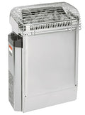 The Sauna Place Finlandia/Harvia Topclass KV-80-S Sauna Heater with Built-in Controls Silver