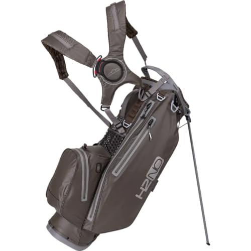 Sun Mountain H2NO 14-Way Stand Golf Bag - Major Brown/Gray