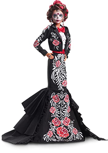Mattel 2022 Día De Muertos Benito Santos x Barbie Doll Black