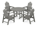 Polywood Long Island Dining Set Slate Grey