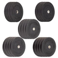 Bells of Steel Bumper Plates Black - 520 lb Olympic Weight Set - New Version