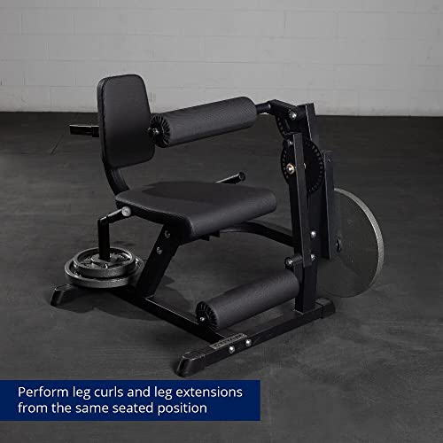 Titan Fitness Adjustable Leg Extension and Curl Machine 300 LB Rated
