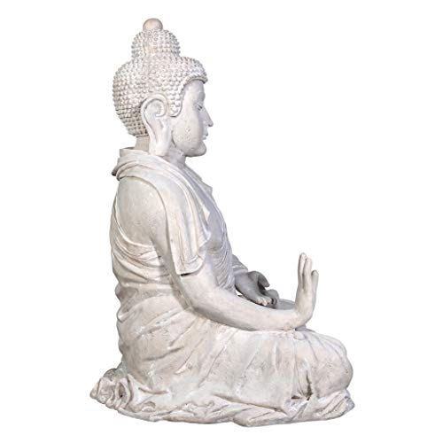 Design Toscano Meditative Asian Decor Grand Temple Statue 48" Traditional Buddha