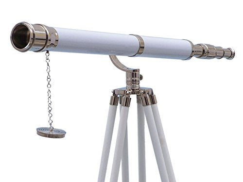 Hampton Nautical Chrome Telescope Silver 65