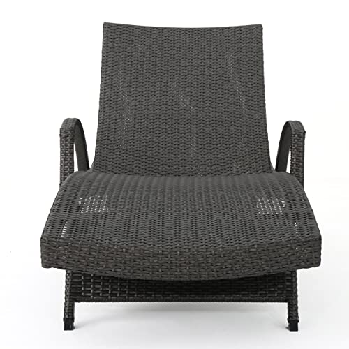 Christopher Knight Home Salem Chaise Lounge Set, 2-Piece Brown