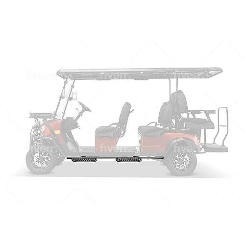 Kandi Running Board Set for 6 Person Electric Golf Cart