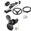VEVOR Outboard Propeller Marine Upgrade OEM + Hydraulic Steering Kit 300HP Black