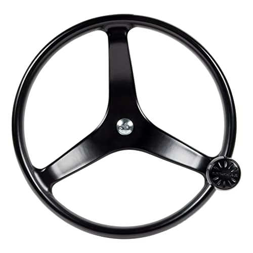 Lewmar Power Grip Boat Steering Wheel 13.5" Black