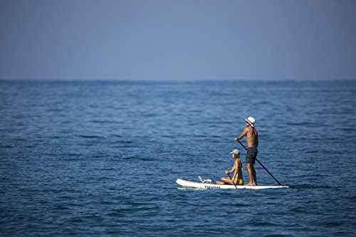 Tower Paddle Boards Inflatable Stand Up Paddle Board 10’4” - Universal SUP Wide Stance - Premium Bundle (Turquoise)