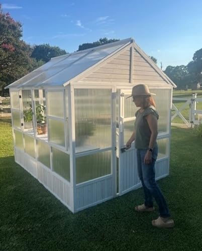 Zylina XL Hobby Greenhouse White 103"x78"x89